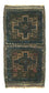 Alfombra afgana - 47 x 25 cm - azul