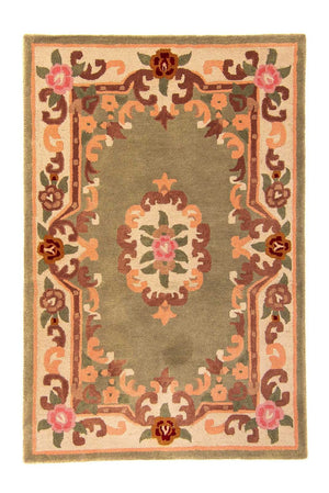 Alfombra china - 184 x 123 cm - marrón claro