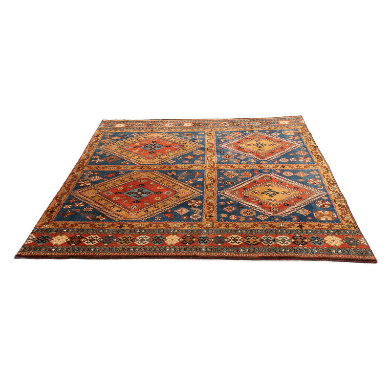 Alfombra persa - Nómada - 210 x 180 cm - azul oscuro