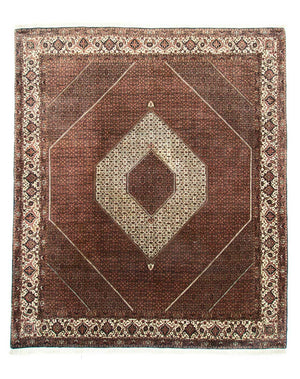 Alfombra persa - Bidjar - 354 x 306 cm - marrón