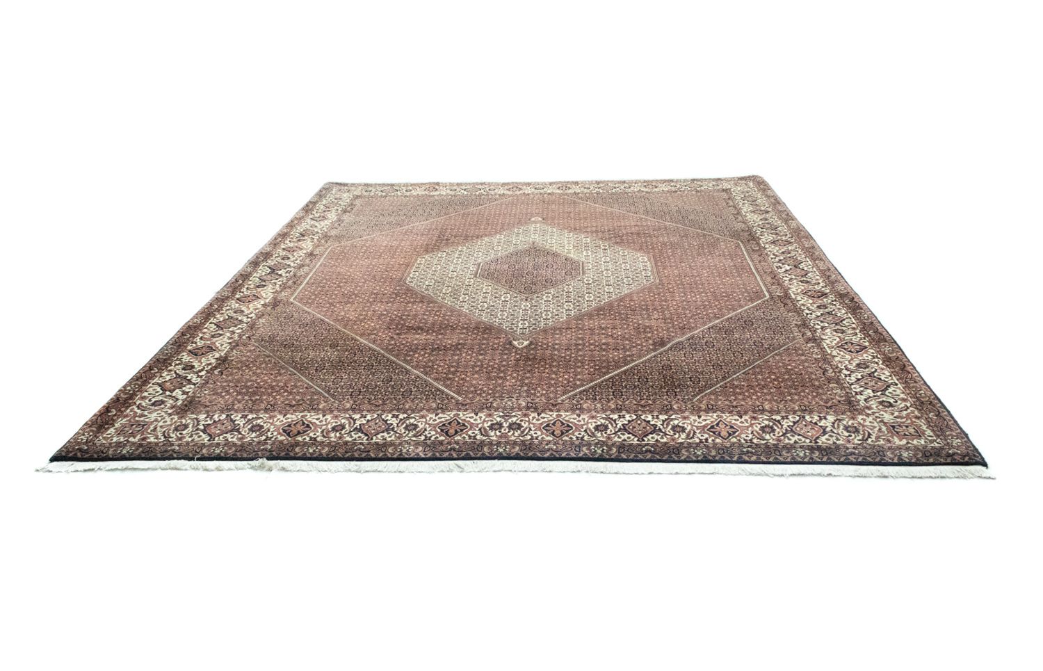 Alfombra persa - Bidjar - 354 x 306 cm - marrón