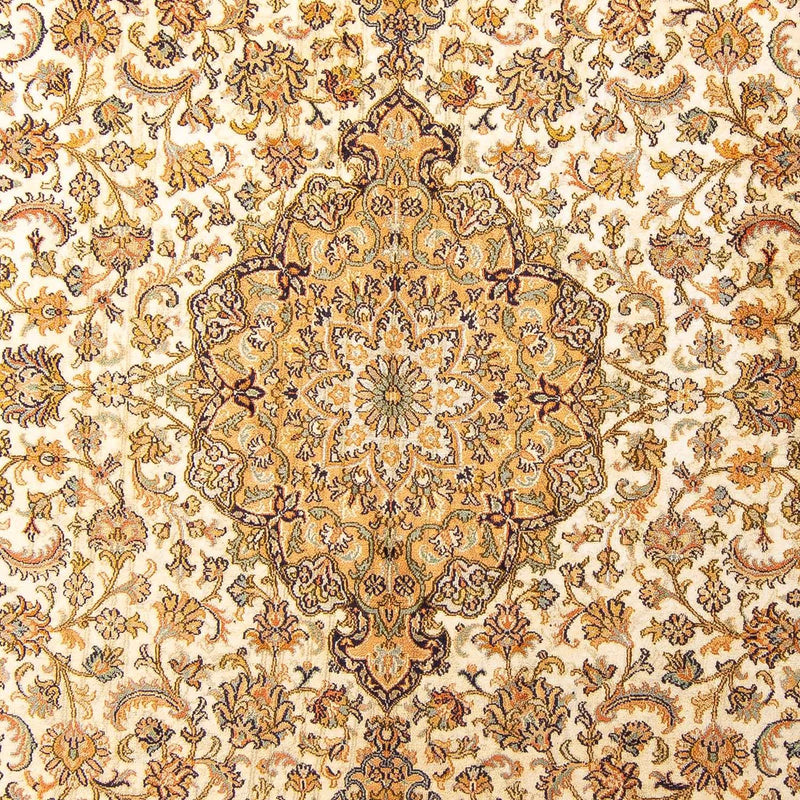Alfombra de seda - Seda de Cachemira - 302 x 215 cm - beige
