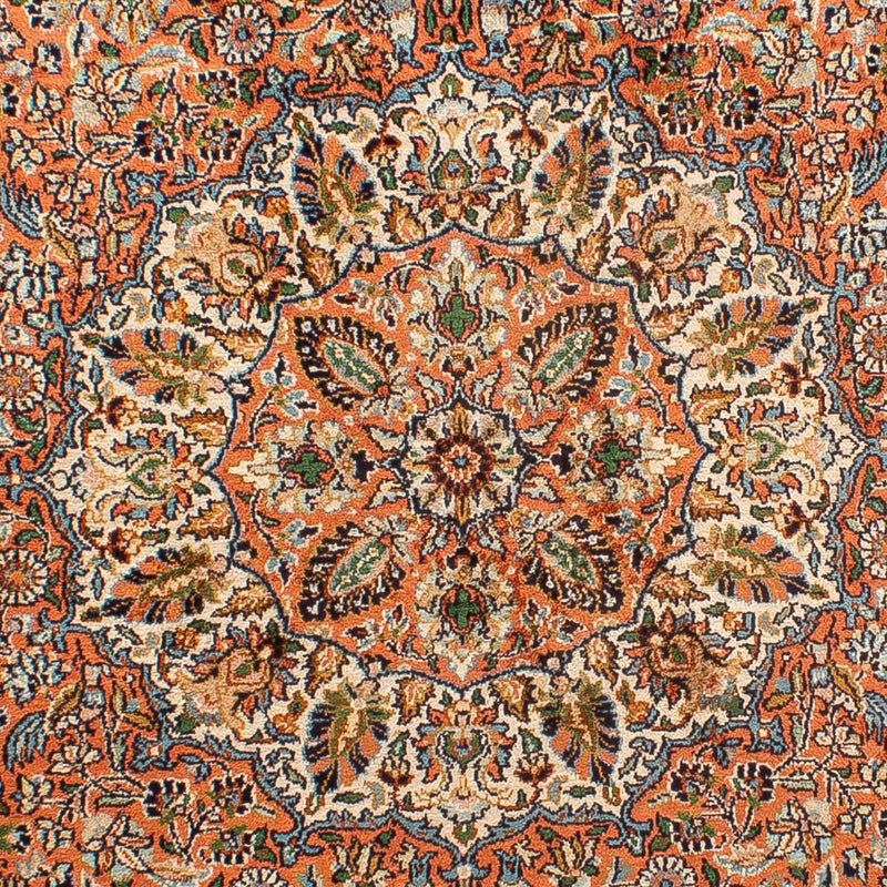 Alfombra de seda - Seda de Cachemira - 182 x 121 cm - marrón claro
