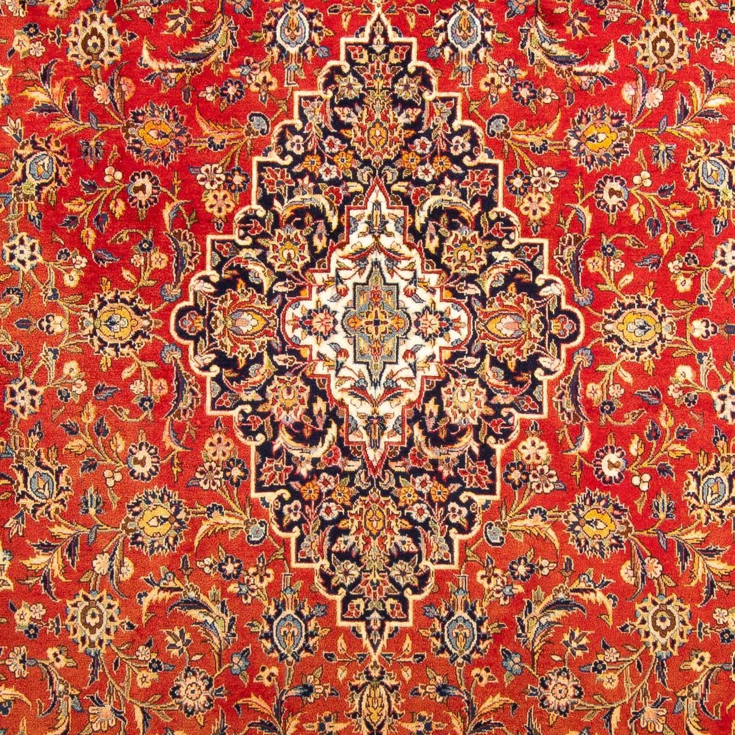 Alfombra persa - Keshan - 372 x 226 cm - rojo