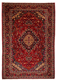 Alfombra persa - Nómada - 335 x 226 cm - rojo oscuro