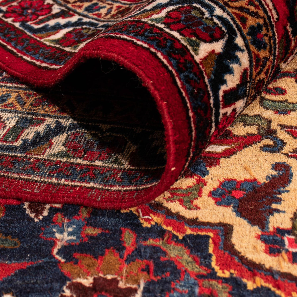 Alfombra persa - Nómada - 335 x 226 cm - rojo oscuro