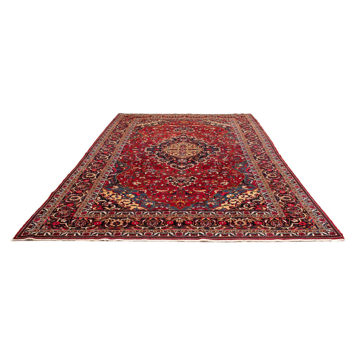 Alfombra persa - Nómada - 335 x 226 cm - rojo oscuro