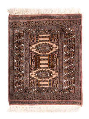 Alfombra Pakistani - 77 x 61 cm - marrón