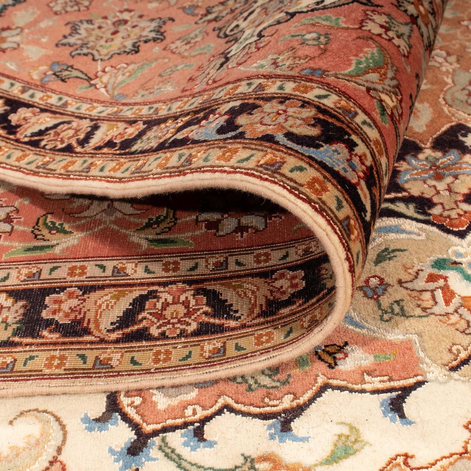 Alfombra Persa - Tabriz - Real - 300 x 246 cm - beige
