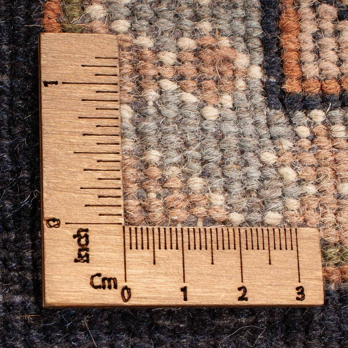 Alfombra oriental - Bidjar - Indus - 306 x 254 cm - azul oscuro