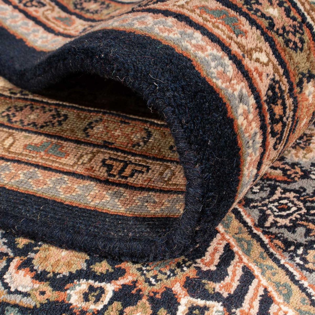 Alfombra oriental - Bidjar - Indus - 306 x 250 cm - azul oscuro