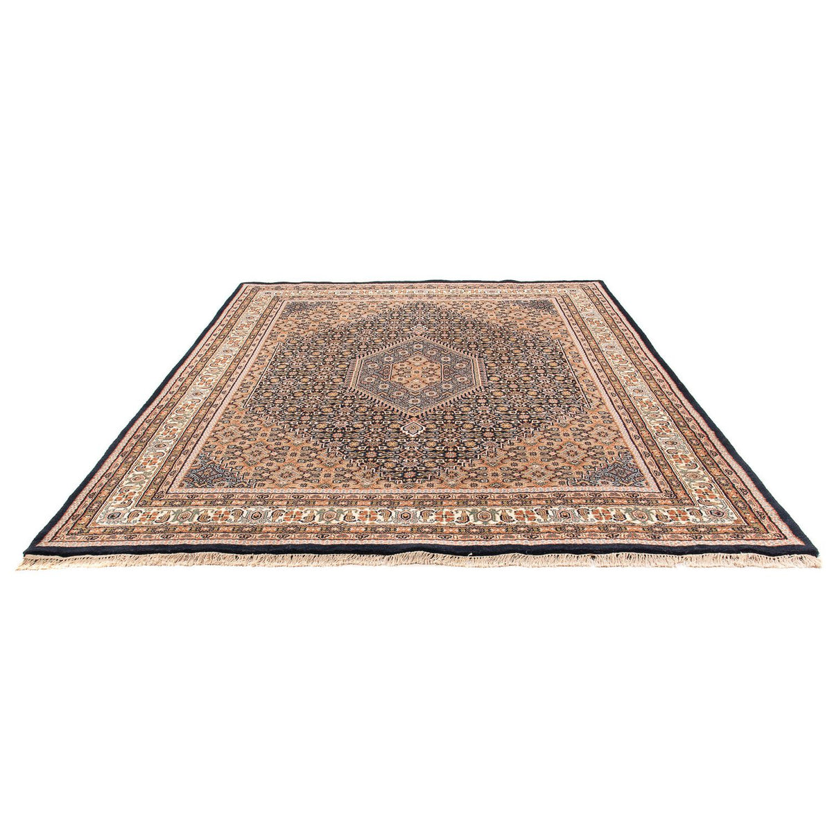 Alfombra oriental - Bidjar - Indus - 306 x 250 cm - azul oscuro