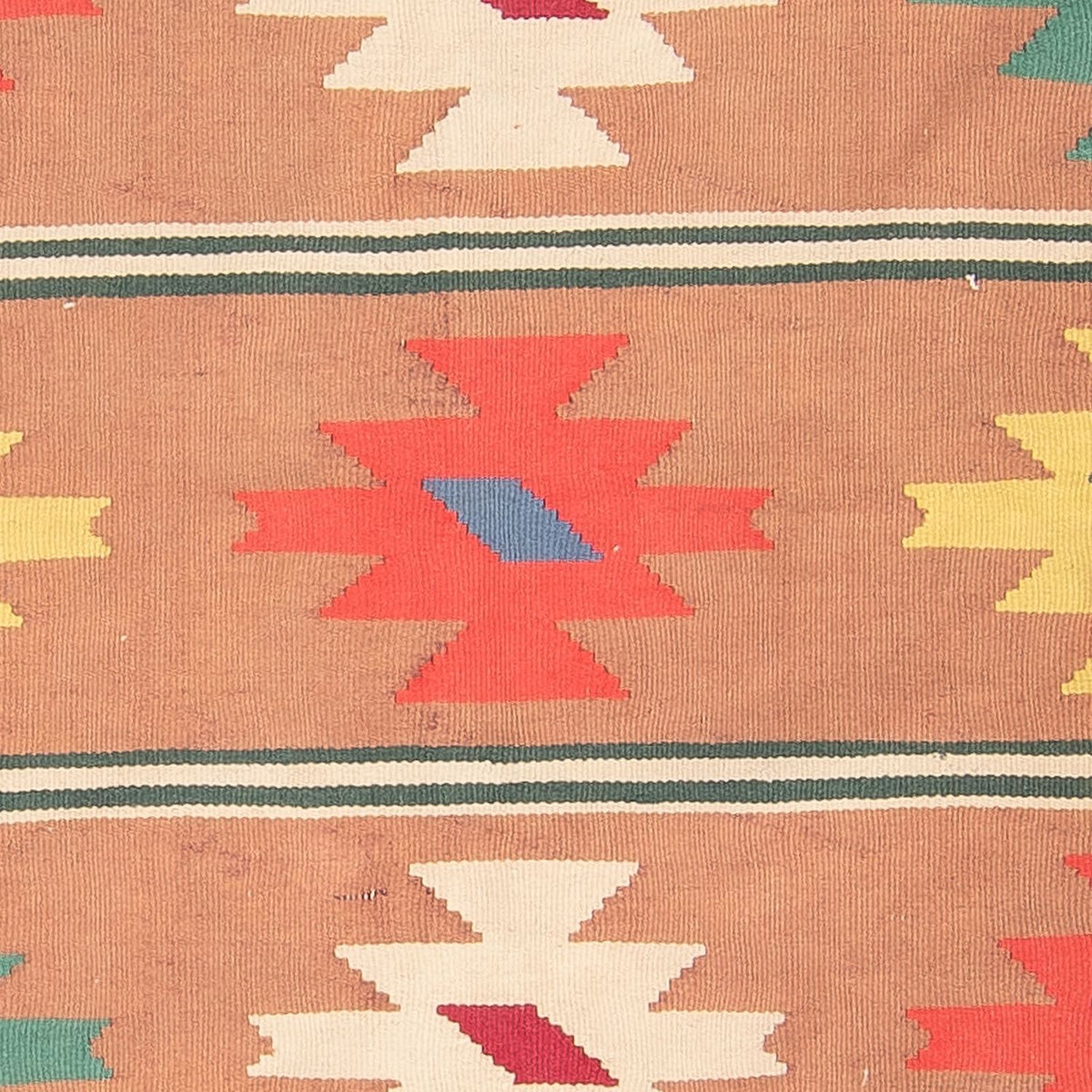 Alfombra Kelim - Tendencia - 215 x 135 cm - marrón claro