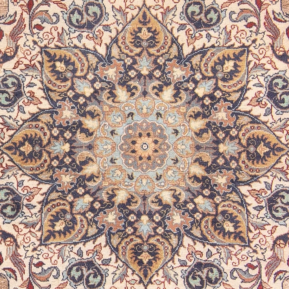 Alfombra oriental - Indus - 223 x 140 cm - marrón claro