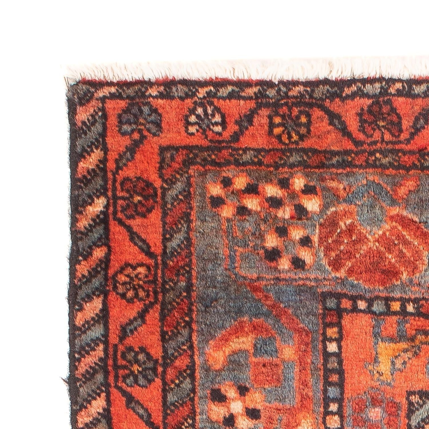 Alfombra persa - Nómada - 127 x 71 cm - multicolor