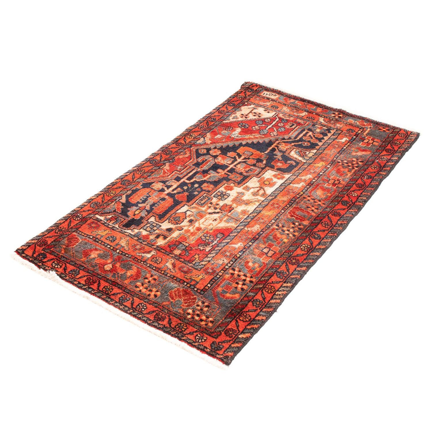 Alfombra persa - Nómada - 127 x 71 cm - multicolor