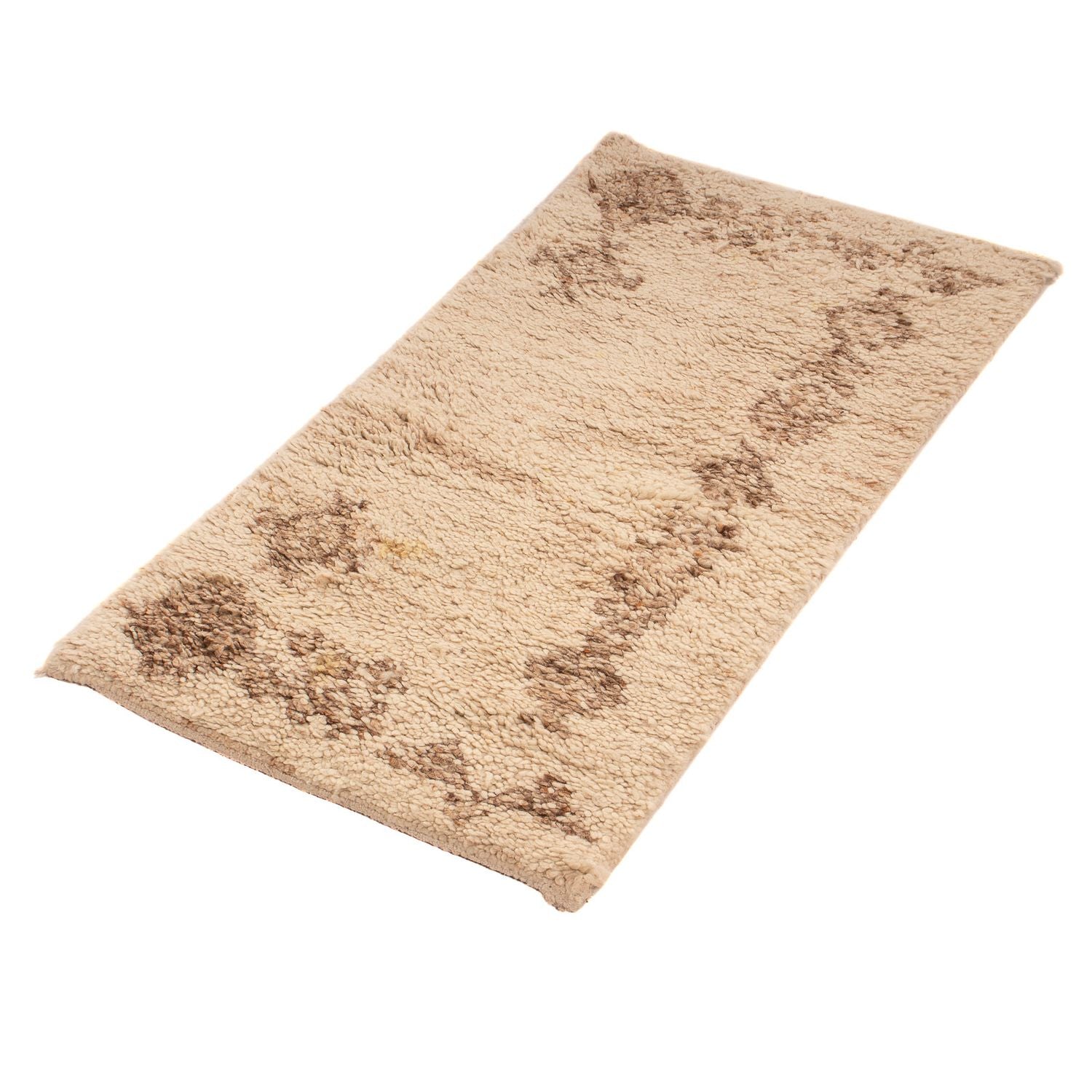 Alfombra bereber - 100 x 52 cm - beige