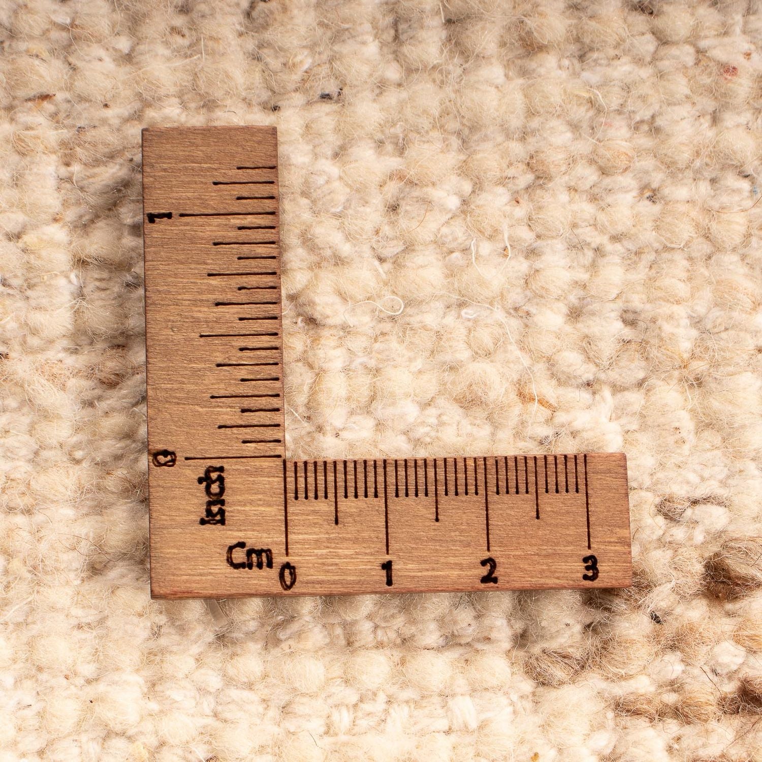 Alfombra bereber - 100 x 52 cm - beige