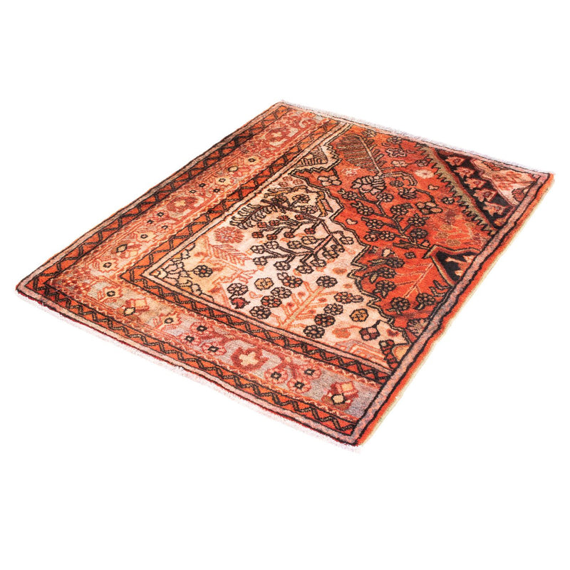 Alfombra persa - Nómada cuadrado  - 114 x 96 cm - multicolor
