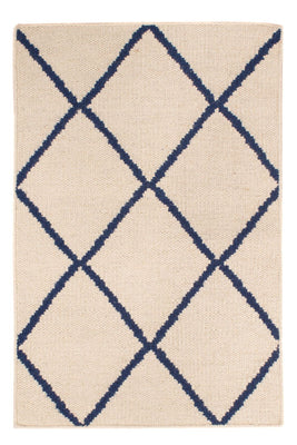 Alfombra Kelim - Tendencia - 90 x 60 cm - beige