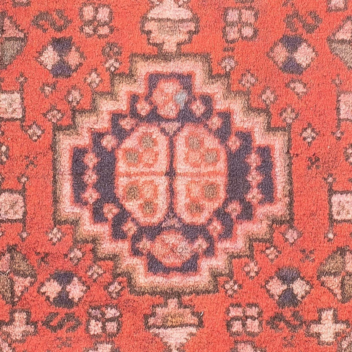 Alfombra persa - Nómada - 97 x 56 cm - rojo claro