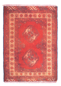 Alfombra Turkaman - 85 x 67 cm - rojo