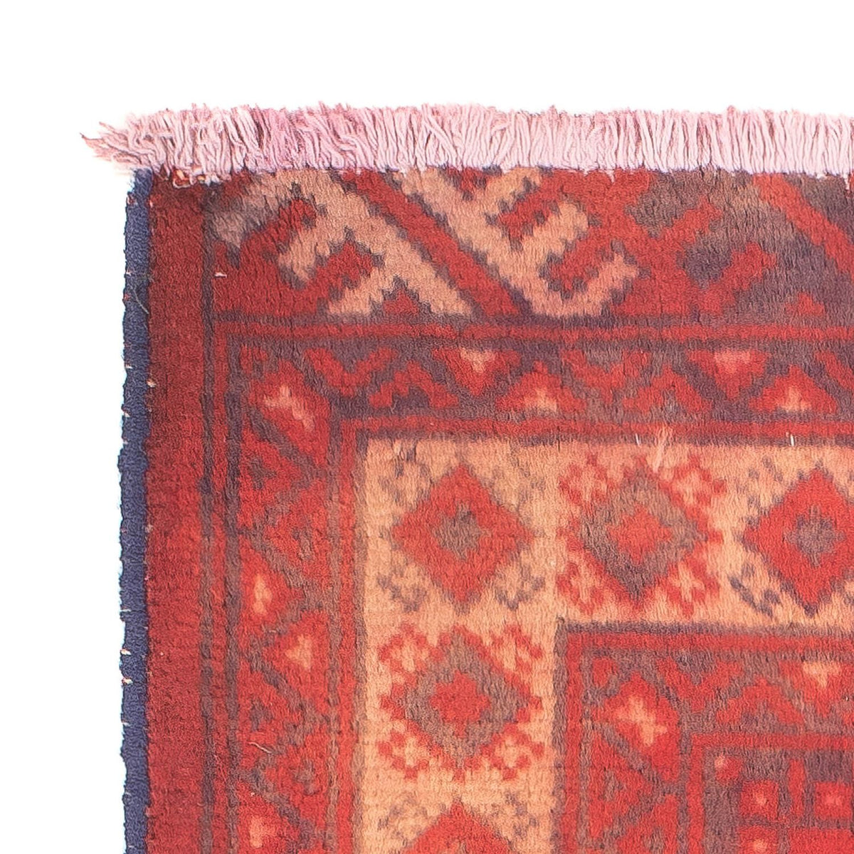 Alfombra Turkaman - 85 x 67 cm - rojo
