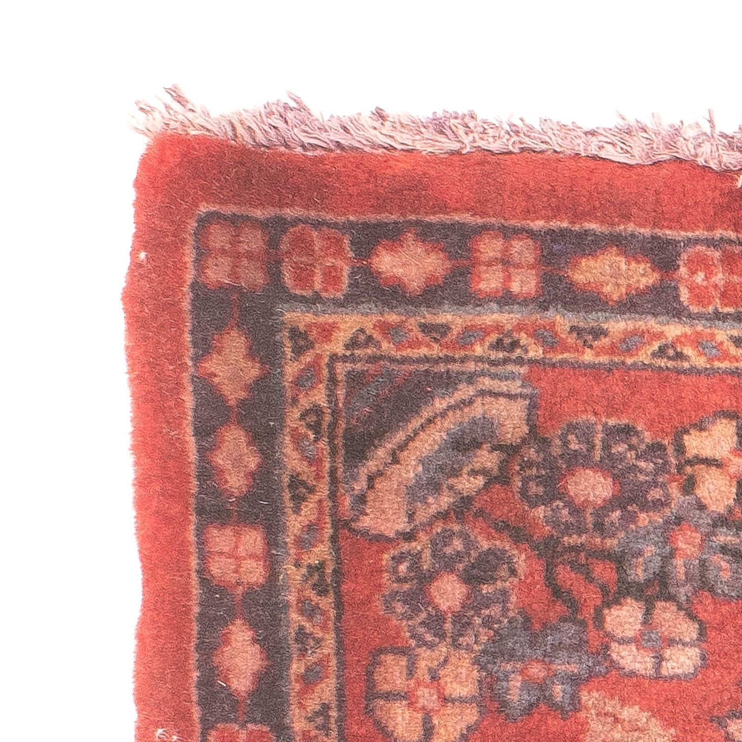 Alfombra persa - Keshan - 115 x 55 cm - rojo claro