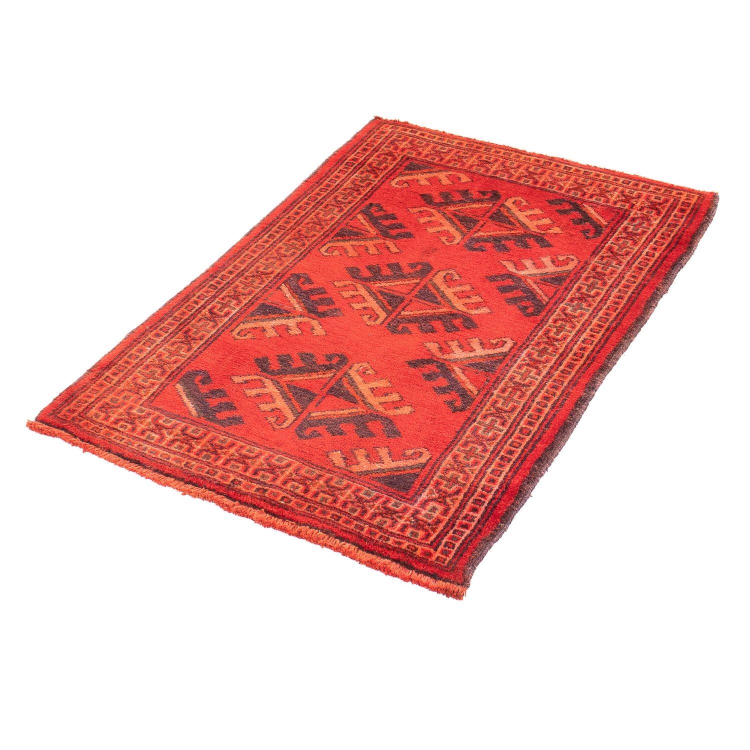 Alfombra Pakistani - 92 x 63 cm - rojo