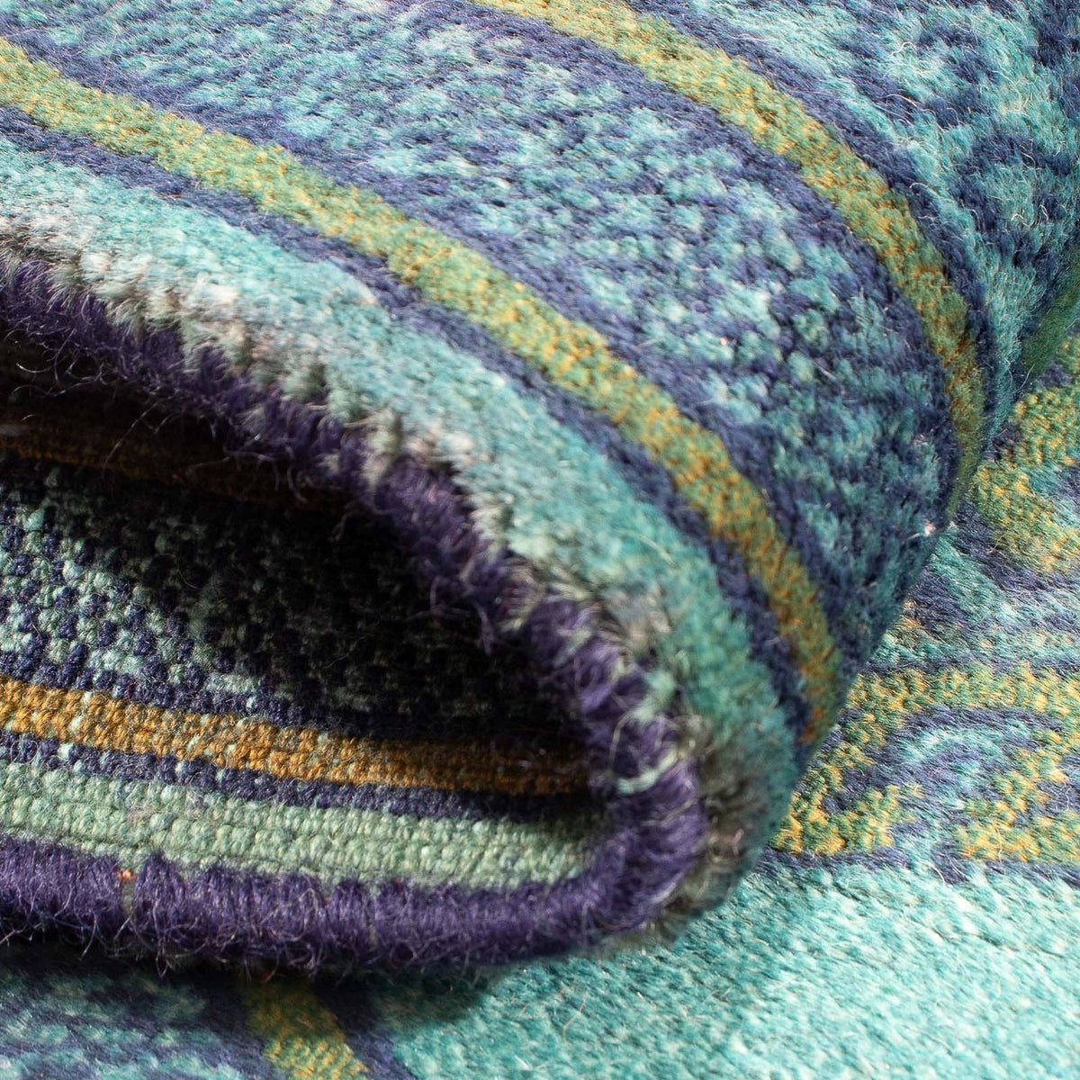 Alfombra Pakistani - 92 x 64 cm - azul claro