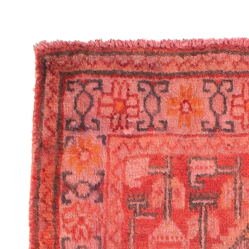 Alfombra persa - Nómada - 104 x 67 cm - rojo claro