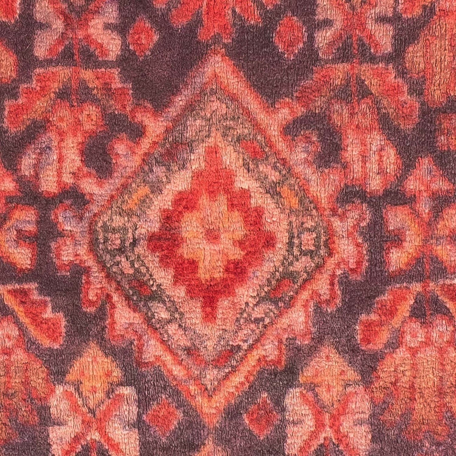 Alfombra persa - Nómada - 104 x 67 cm - rojo claro