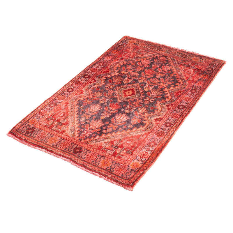 Alfombra persa - Nómada - 104 x 67 cm - rojo claro