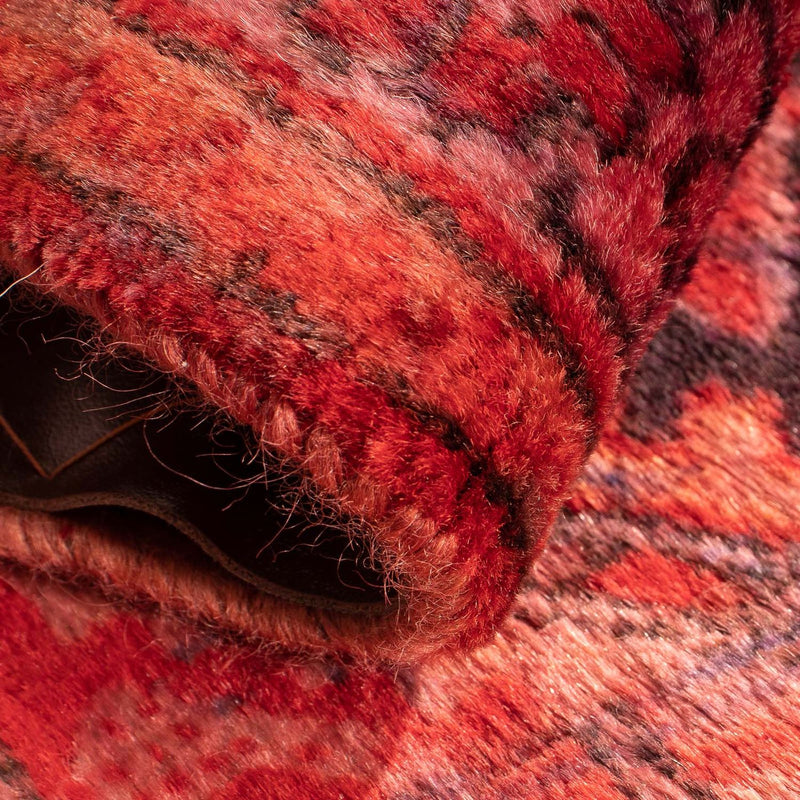 Alfombra persa - Nómada - 104 x 67 cm - rojo claro