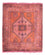 Alfombra Turkaman - 80 x 67 cm - rojo claro