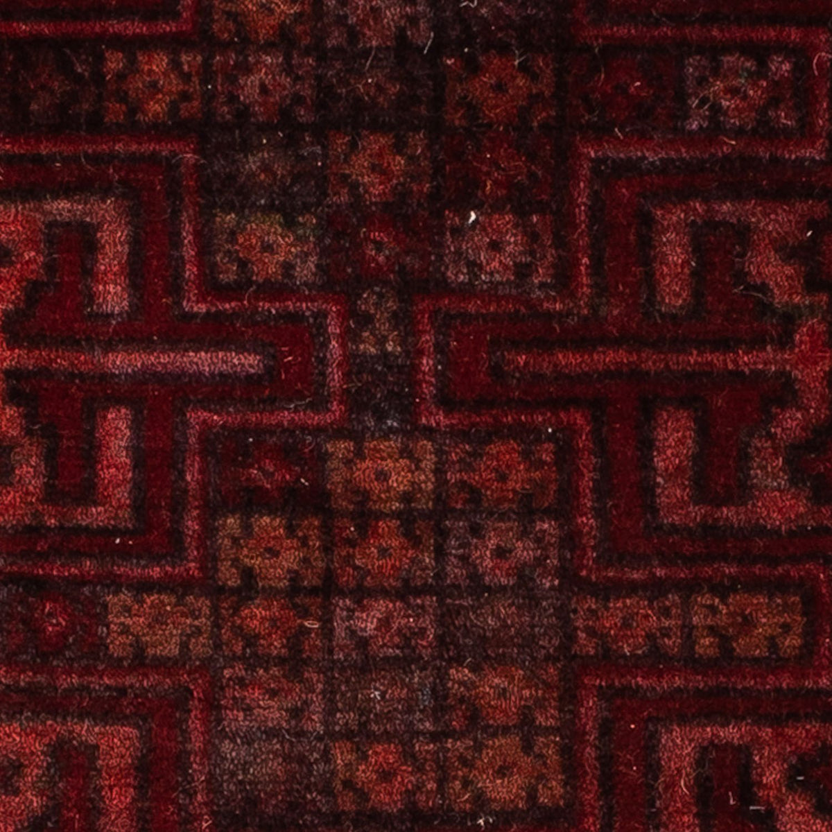 Alfombra Pakistani - 76 x 56 cm - rojo claro
