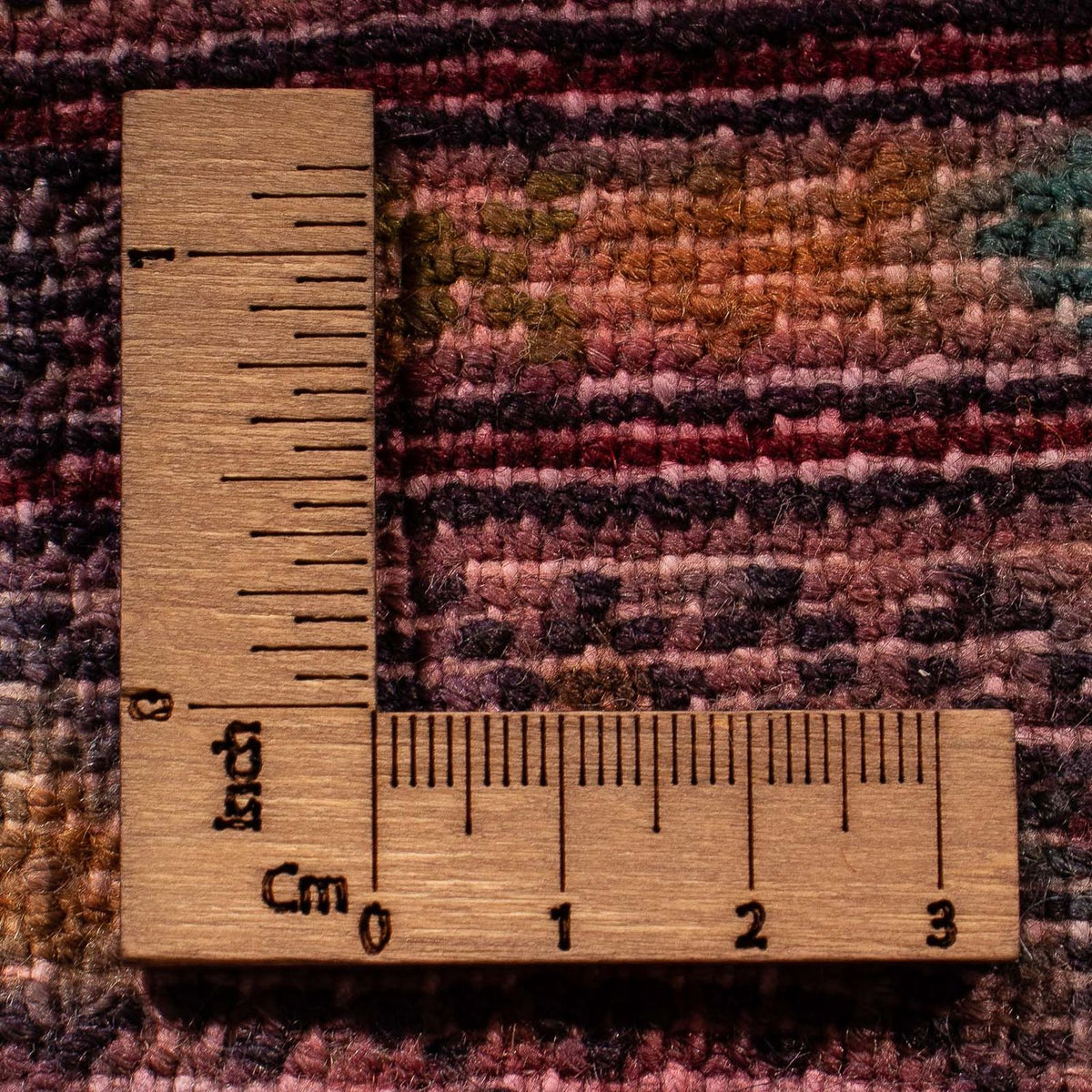 Alfombra Pakistani - 76 x 56 cm - rojo claro