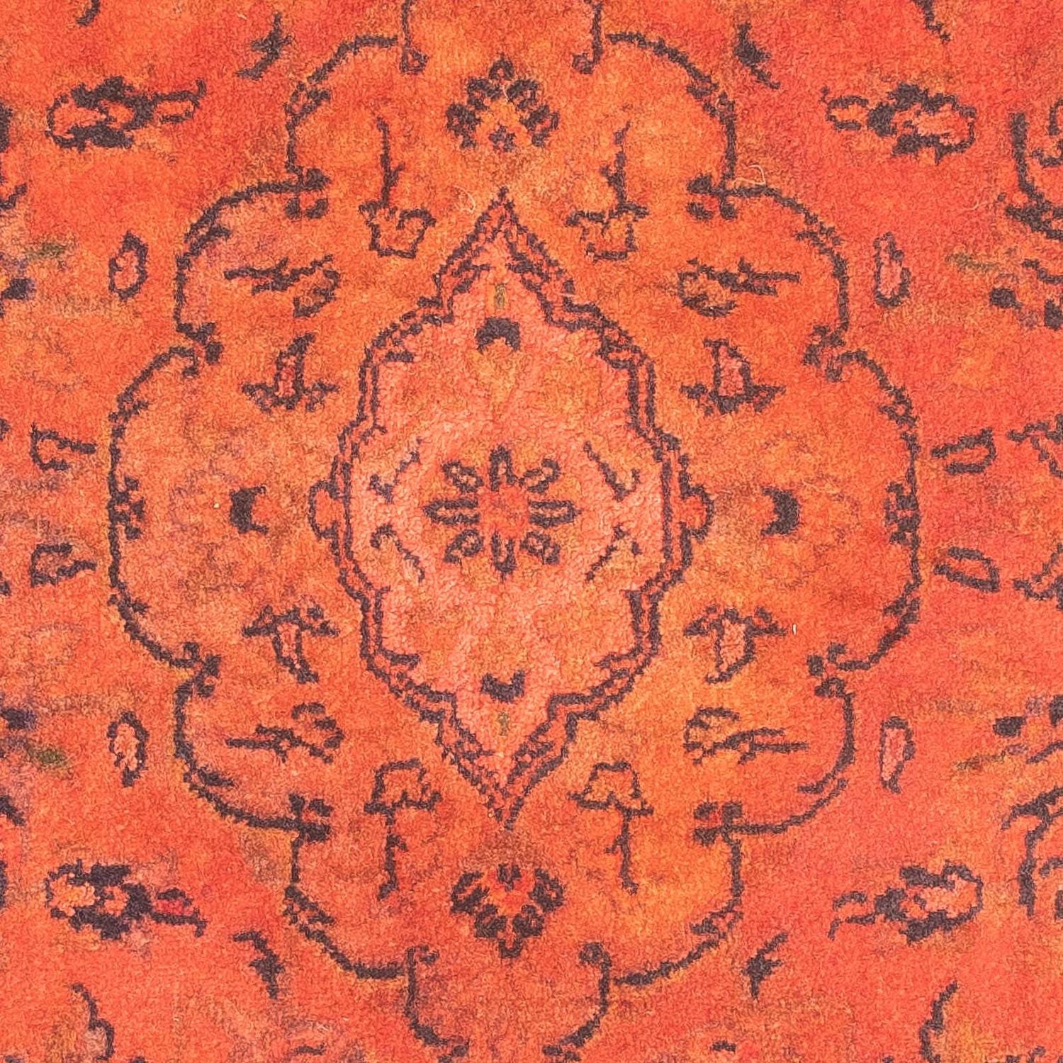 Alfombra persa - Keshan - 95 x 70 cm - óxido