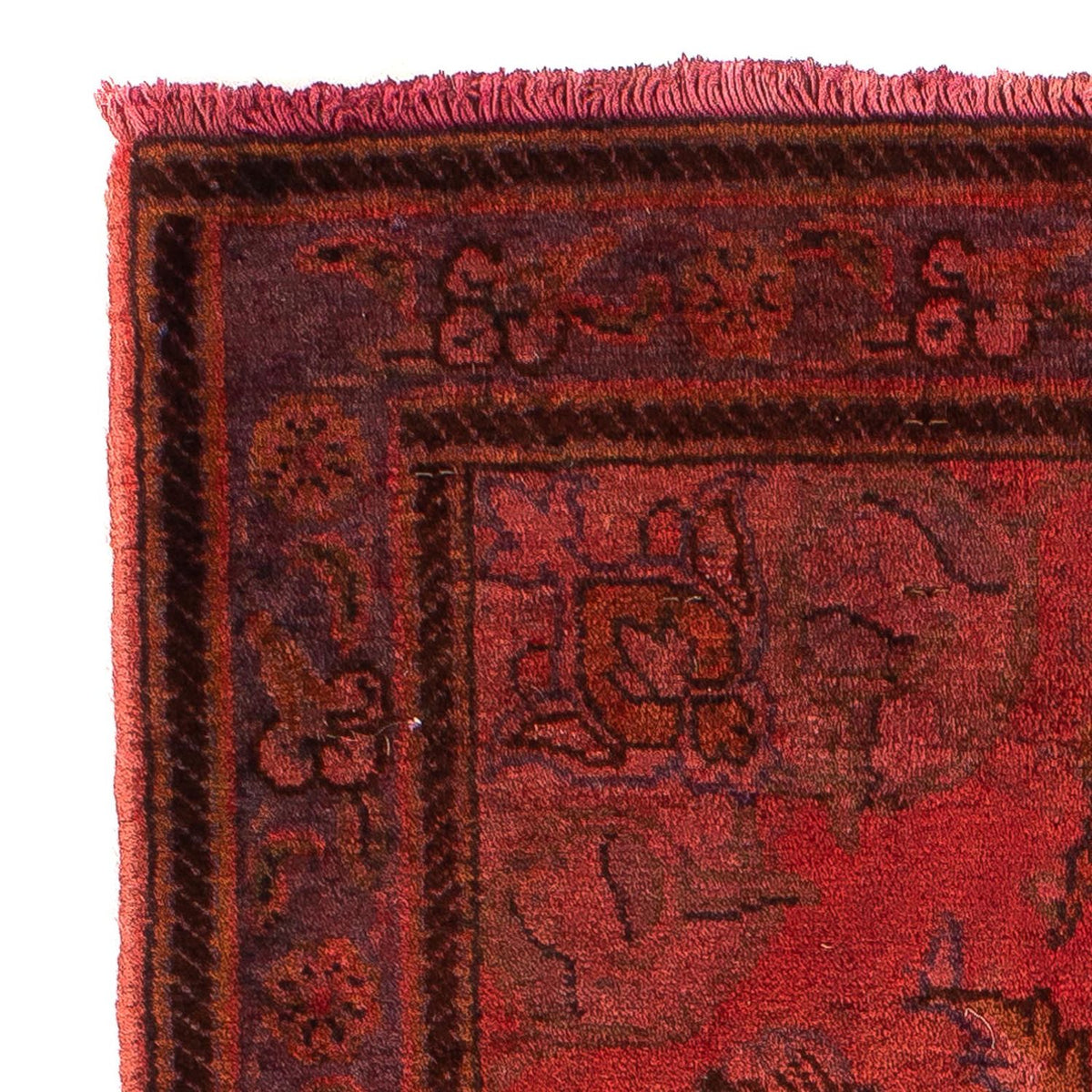 Alfombra persa - Clásica - 96 x 65 cm - rojo oscuro