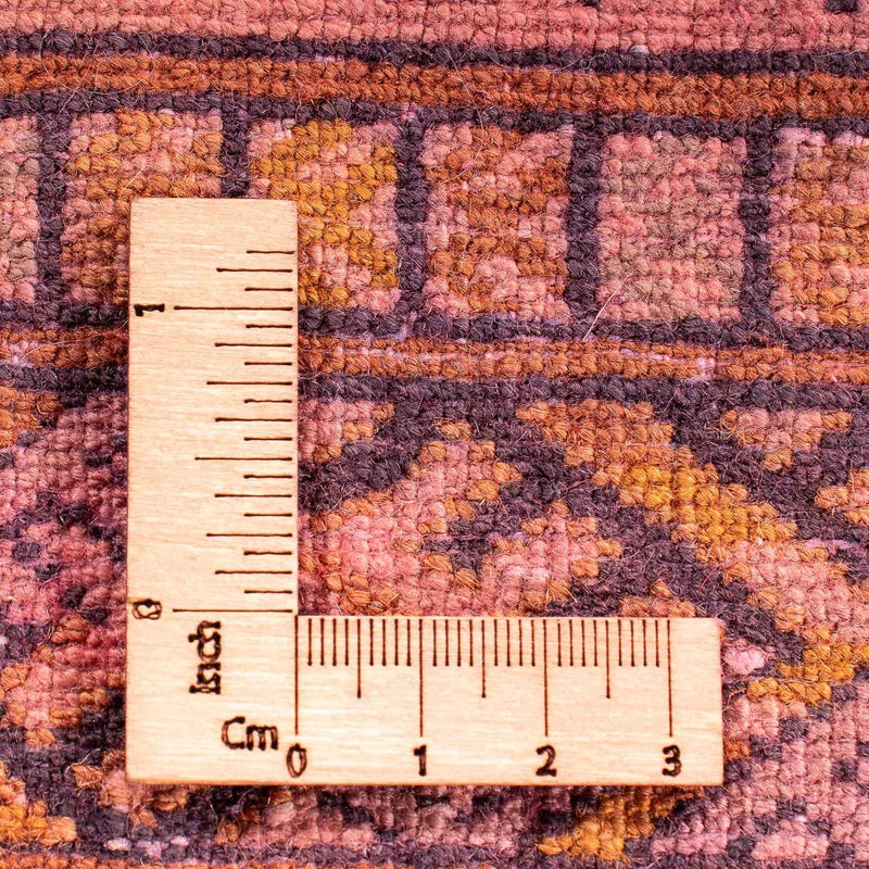 Alfombra Turkaman - 86 x 63 cm - rojo claro