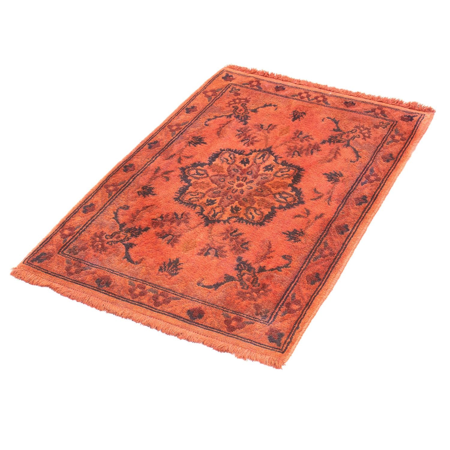 Alfombra persa - Nain - 80 x 58 cm - óxido