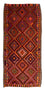 Alfombra de pasillo Alfombra Kelim - Antigua - 300 x 140 cm - multicolor