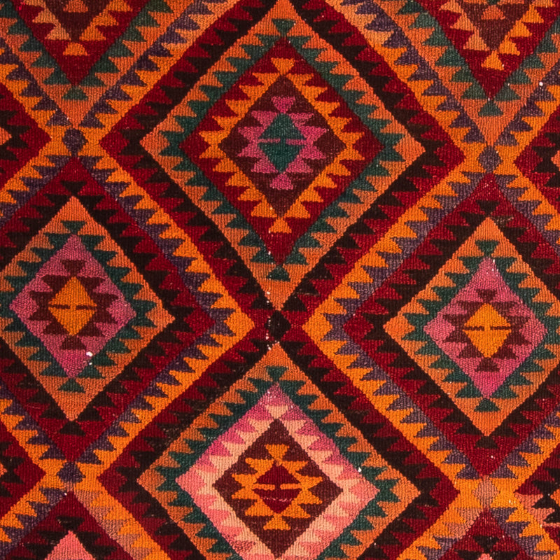 Alfombra de pasillo Alfombra Kelim - Antigua - 300 x 140 cm - multicolor