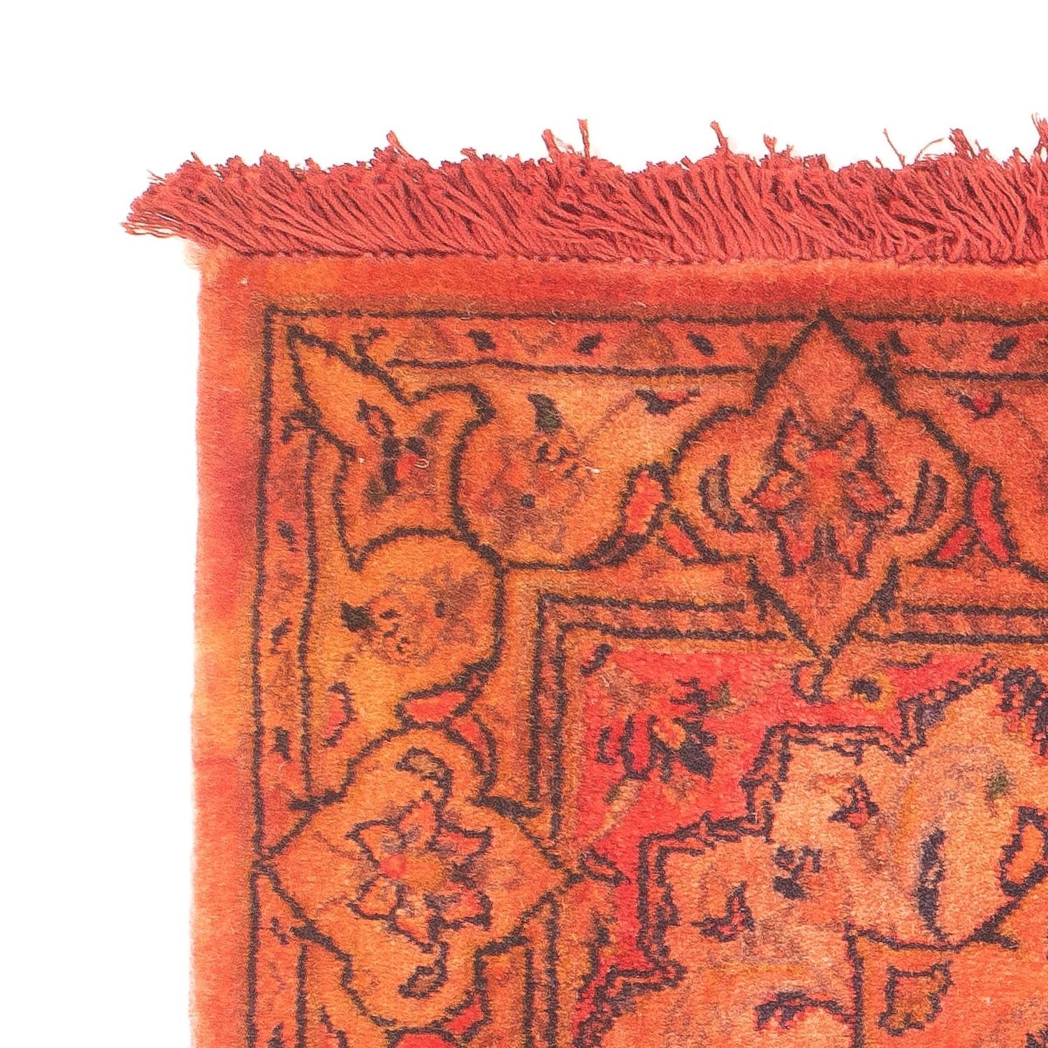 Alfombra persa - Keshan - 100 x 70 cm - óxido