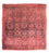 Alfombra persa - Clásica cuadrado  - 72 x 67 cm - rojo claro