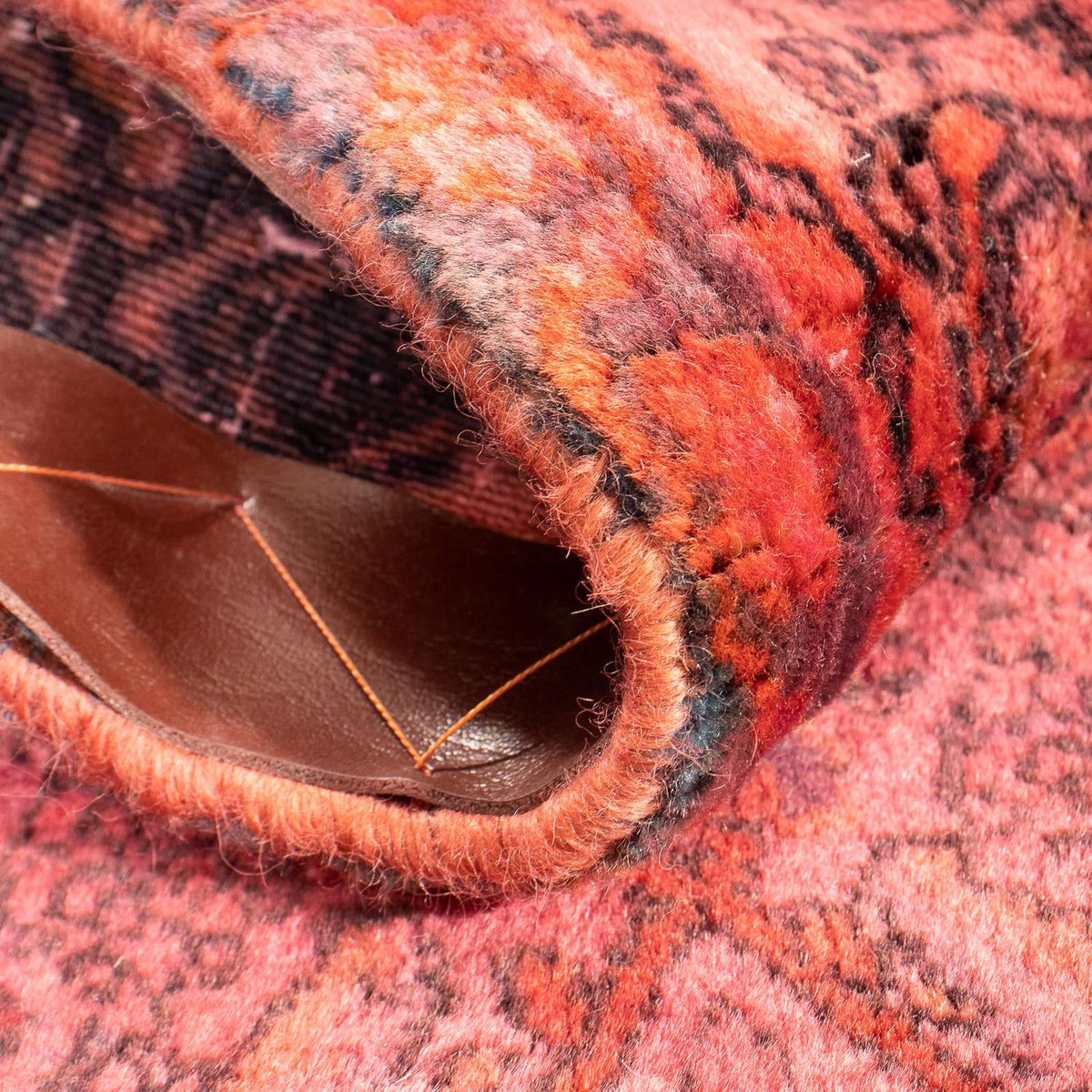 Alfombra persa - Clásica cuadrado  - 72 x 67 cm - rojo claro