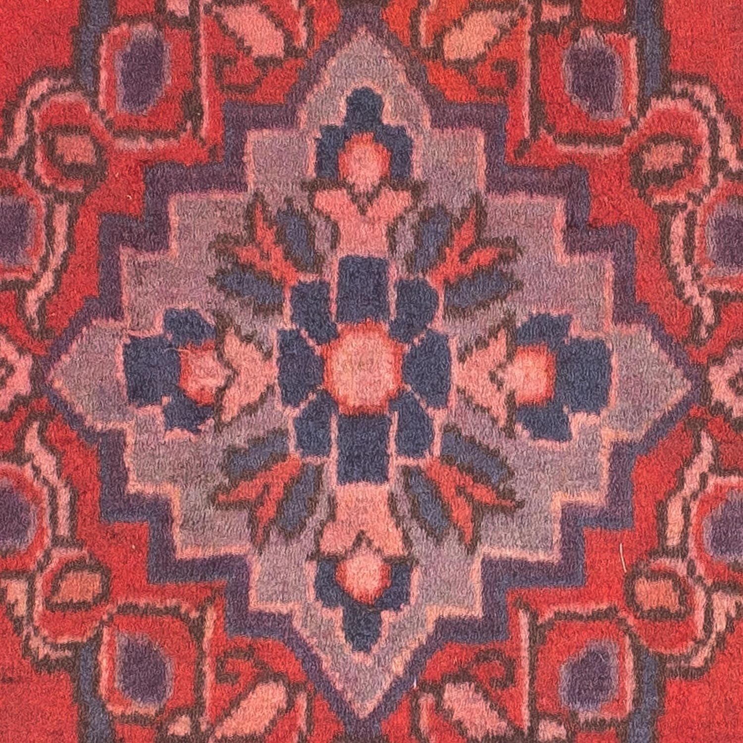 Alfombra persa - Keshan - 87 x 57 cm - rojo oscuro