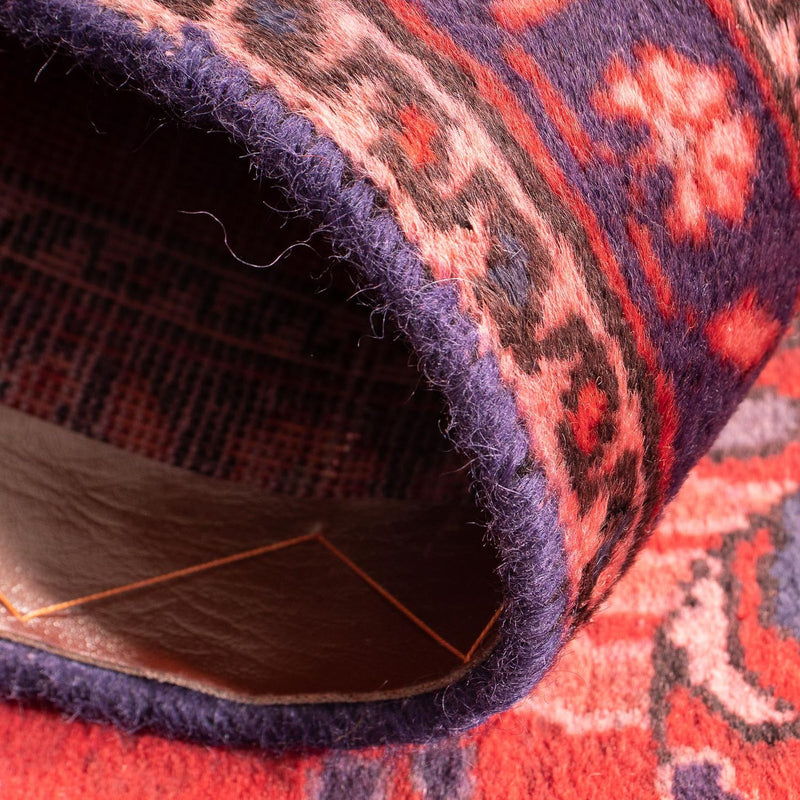 Alfombra persa - Keshan - 87 x 57 cm - rojo oscuro