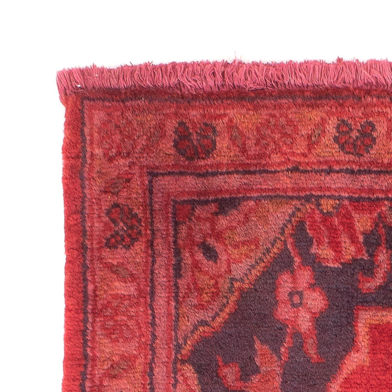 Alfombra persa - Keshan - 94 x 60 cm - rojo oscuro