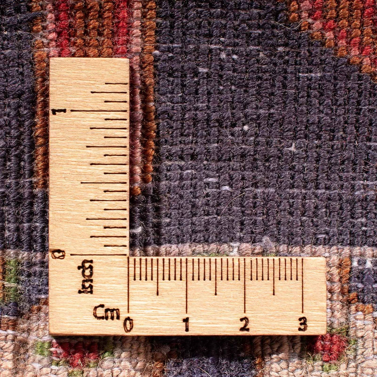 Alfombra persa - Clásica - 81 x 65 cm - azul oscuro